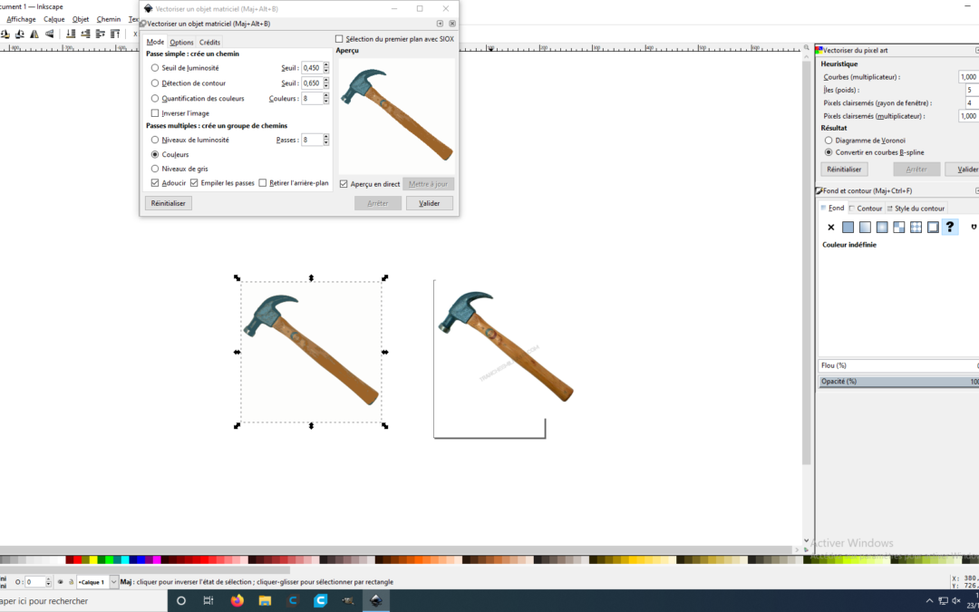 Vectoriser une image